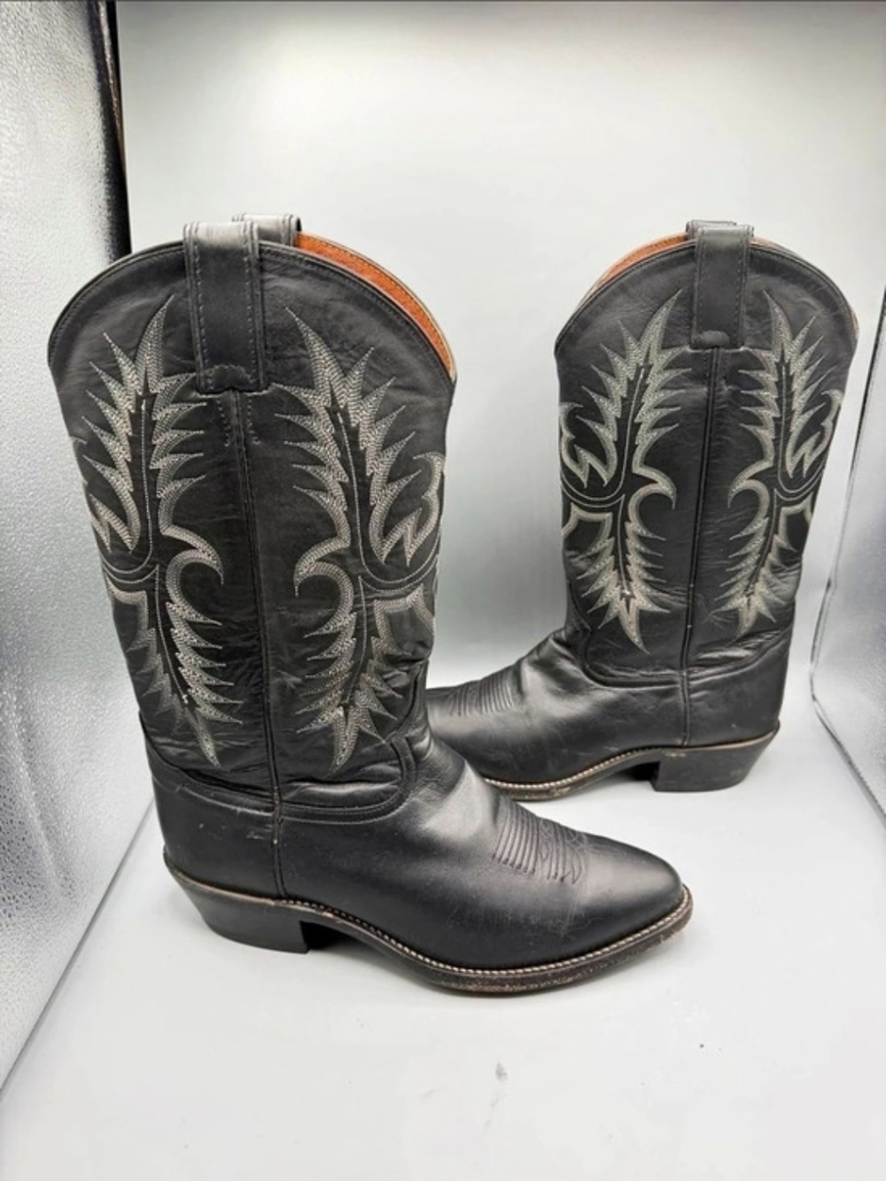 Tony Lama Men's Western Boots Black US 9.5 D